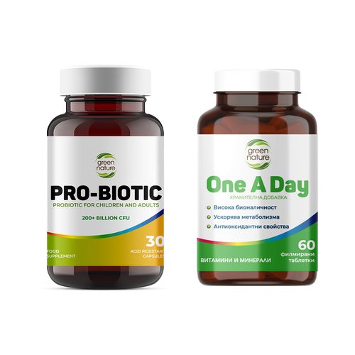 Стак PRO-BIOTIC 200+Billion CFU +  One A Day Мултивитамини 60 таблетки